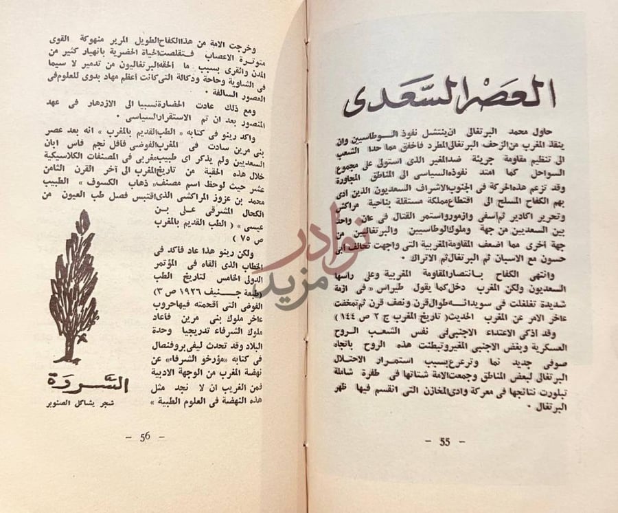 صفحة داخلية كتاب الطب والاطباء بالمغرب العصر السعدي