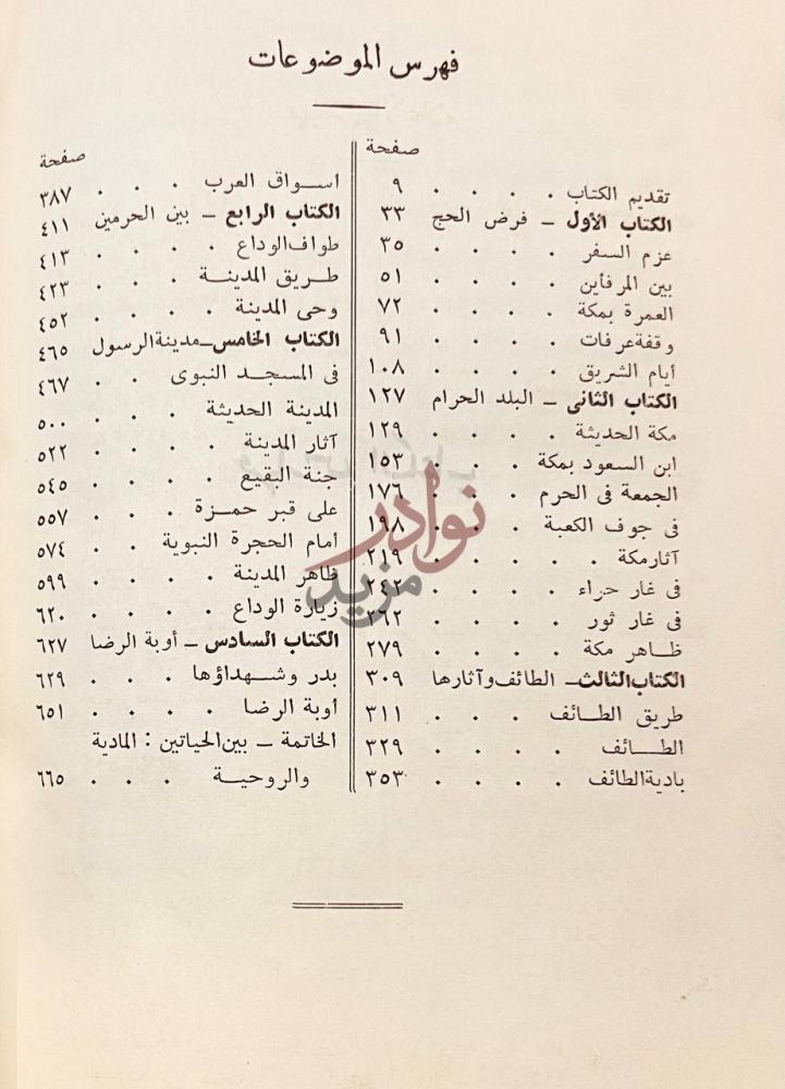 فهرس كتاب في منزل الوحى فهرس الموضوعات
