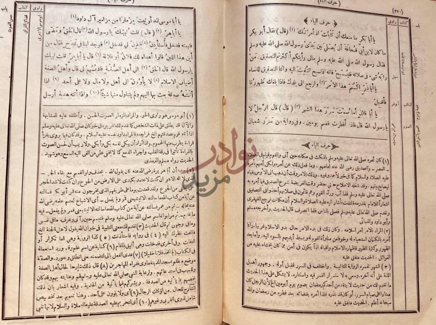 صفحة داخلية كتاب هداية الباري الى ترتيب احاديث البخاري