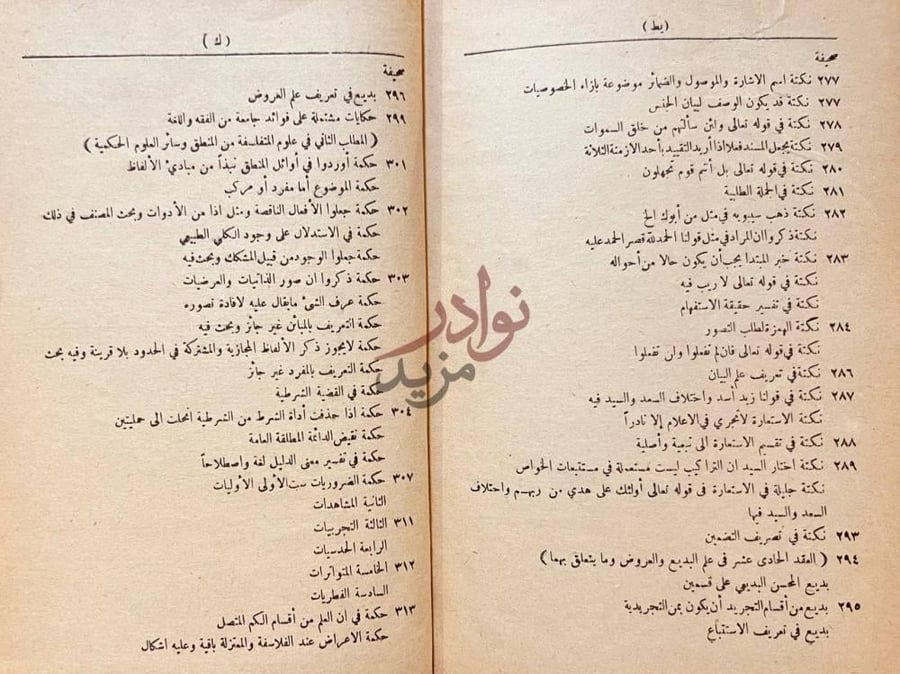 فهرس كتاب الدر النضيد من مجموعة الحفيد