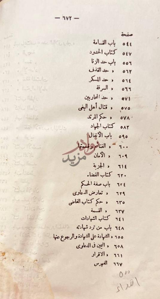 فهرس كتاب العدة شرح العمدة في فقه امام السنة احمد بن حنبل