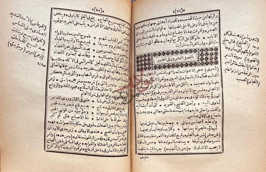 صفحة داخلية كتاب نسيم الصبا الفصل العشرون