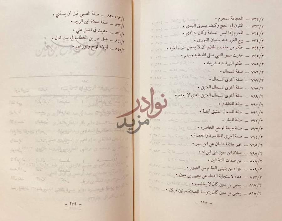 فهرس كتاب معرفة الرجال فهرس الموضوعات
