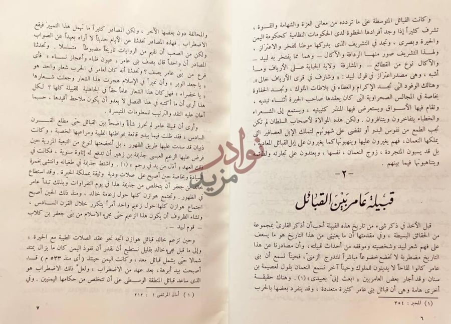 صفحة داخلية كتاب شرح ديوان لبيد بن ربيعة العامري