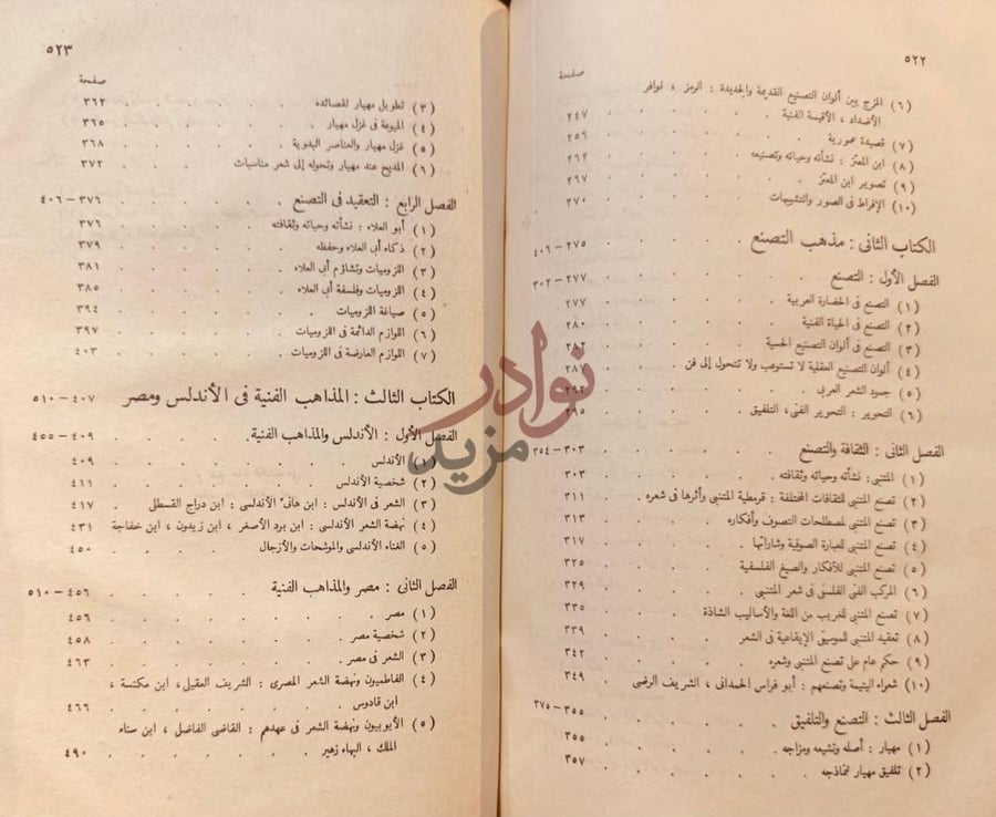 فهرس كتاب الفن ومذاهبه في الشعر العربي فهرس الموضوعات
