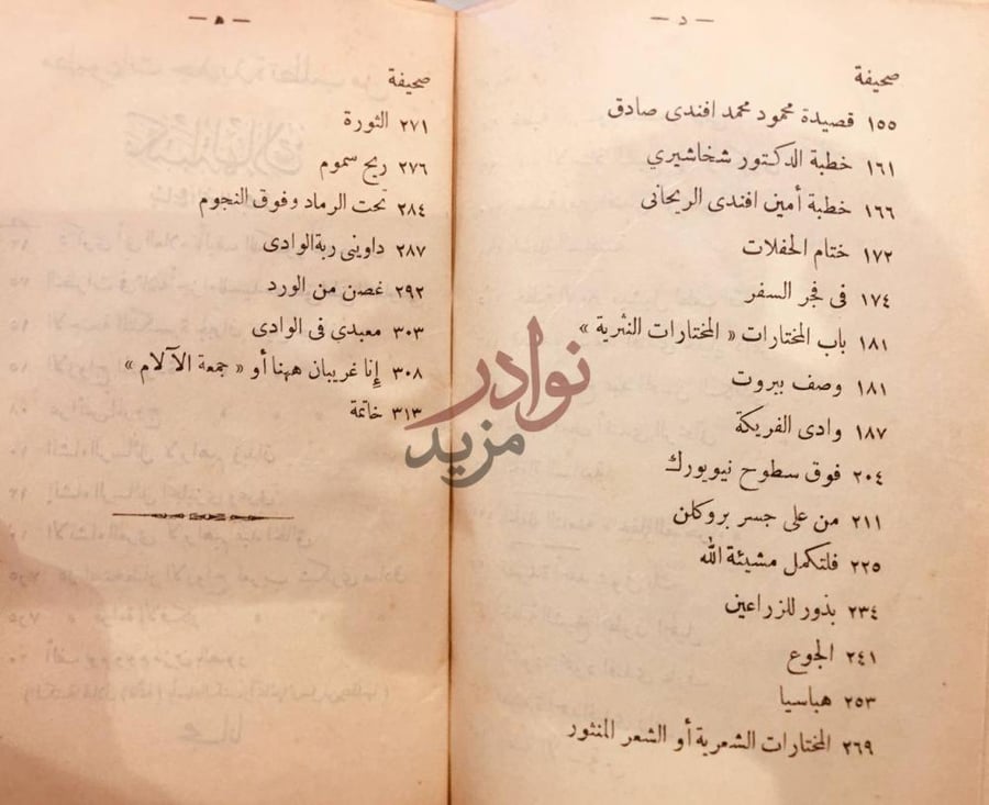 فهرس كتاب امين الريحاني ناشر فلسفة الشرق في بلاد الغرب تاريخ