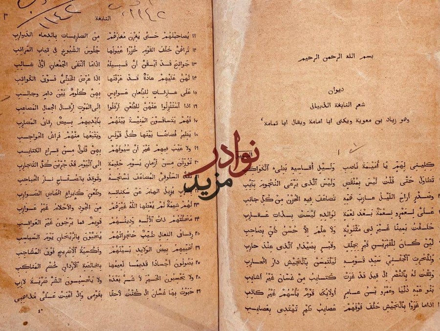 العقد الثمين في دواوين الشعراء الجاهليين طرفة النابغة عنترة زهير امرؤ القيس علقمة