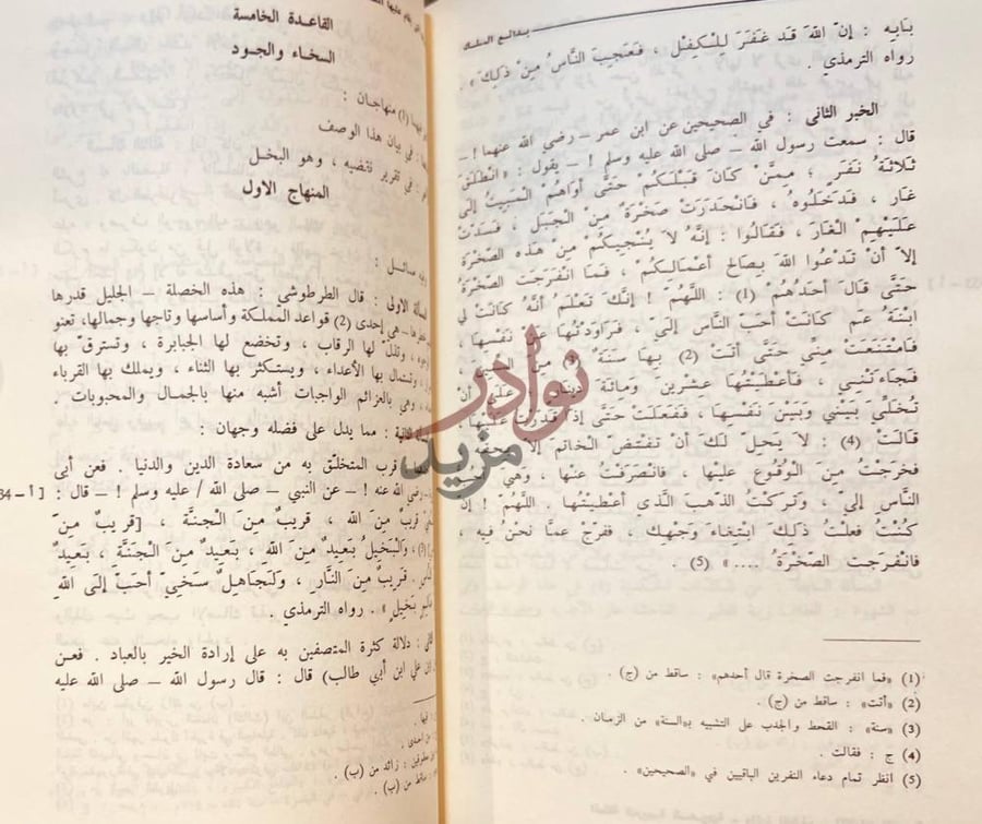صفحة داخلية كتاب بدائع السلك في طبائع الملك القاعدة الخامسة
