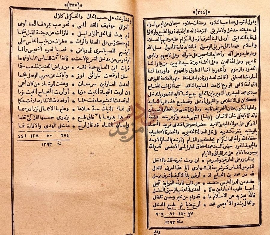 خاتمة كتاب المدخل قصيدة في مدح الكتاب