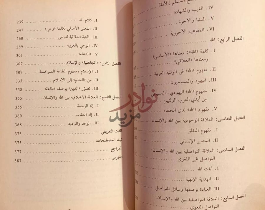 فهرس كتاب الله والانسان في القران