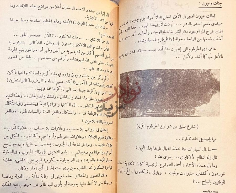 صفحة داخلية كتاب رحلة الى السودان جنات وعيون