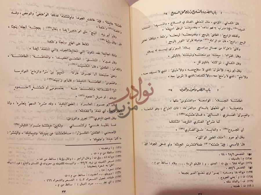 صفحة داخلية كتاب كتاب السلاح باب الطعن ونحوه