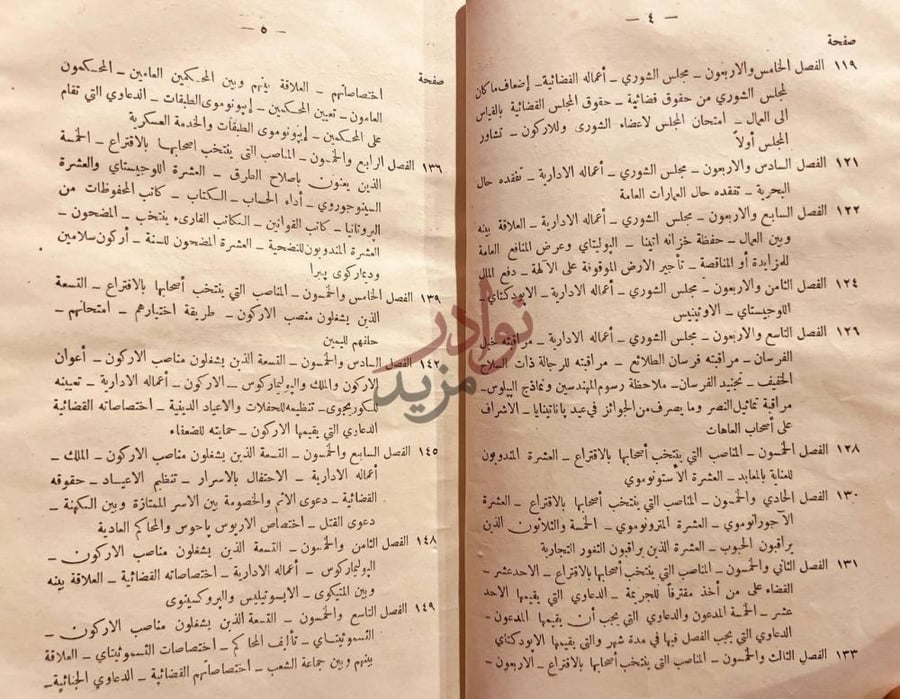 فهرس كتاب نظام الاتينيين