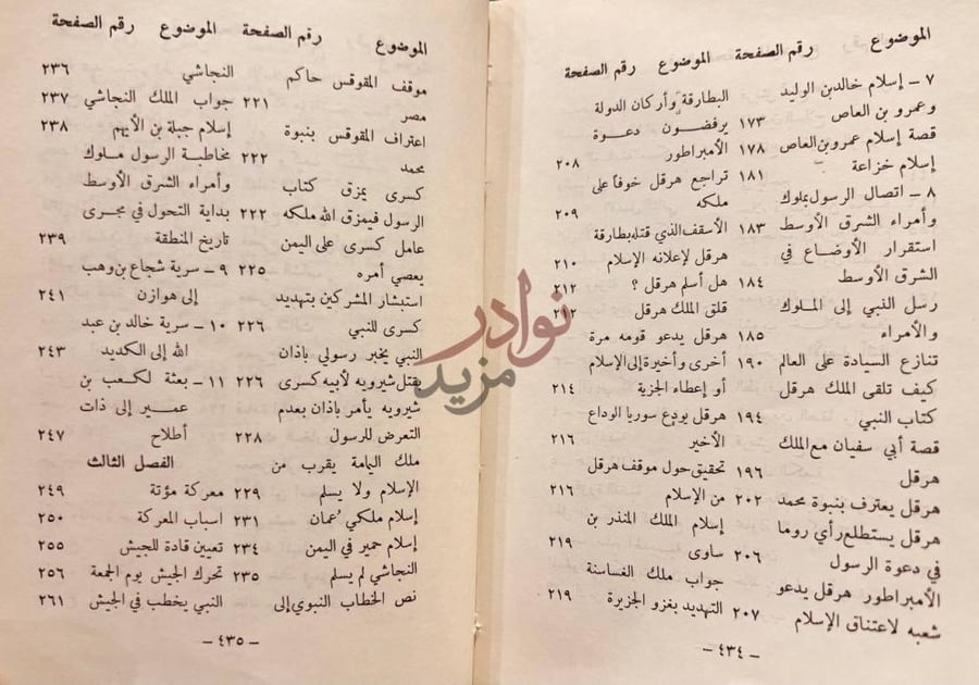 فهرس كتاب غزوة مؤتة من معارك الاسلام الفاصلة فهرس الموضوعات