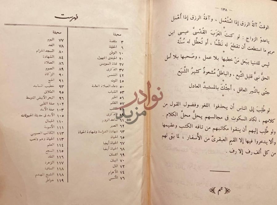 فهرس كتاب الشوقيات فهرست