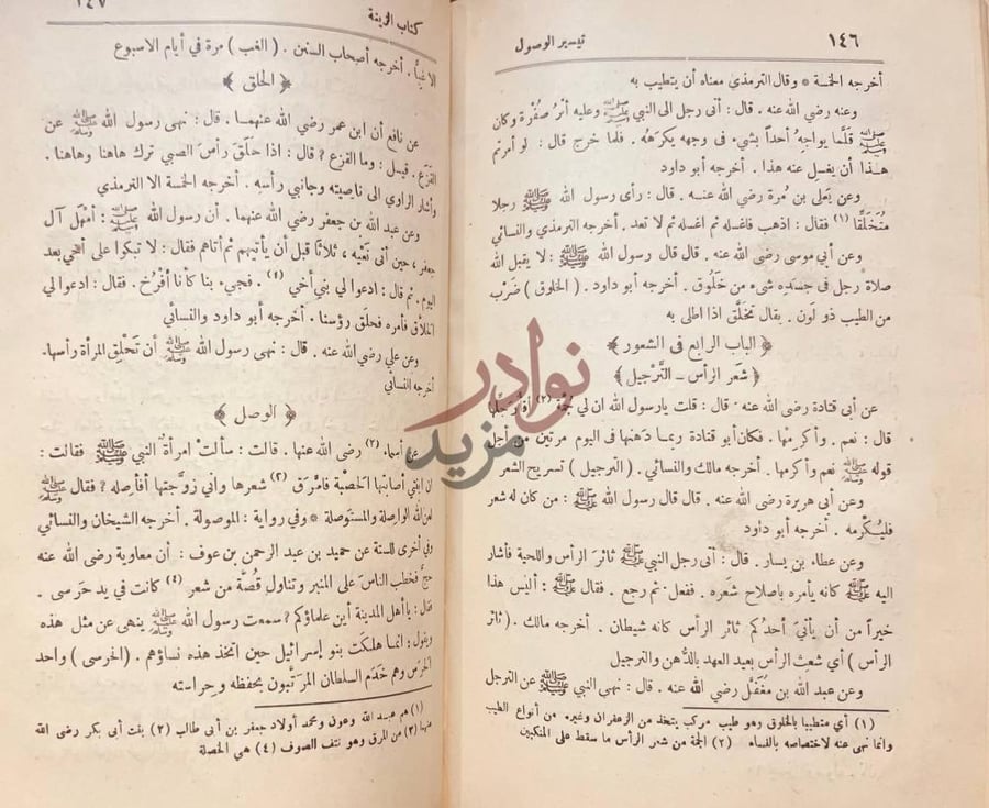 صفحة داخلية كتاب تيسير الوصول الى جامع الاصول من حديث الرسول