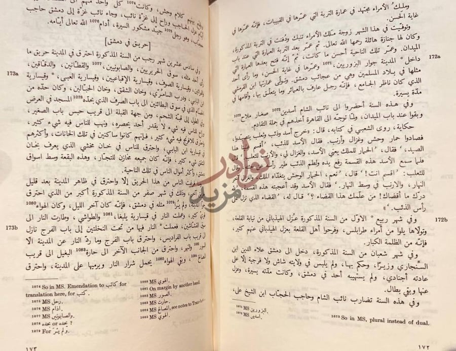 صفحة داخلية كتاب الدرة المضيئة في الدولة الظاهرية