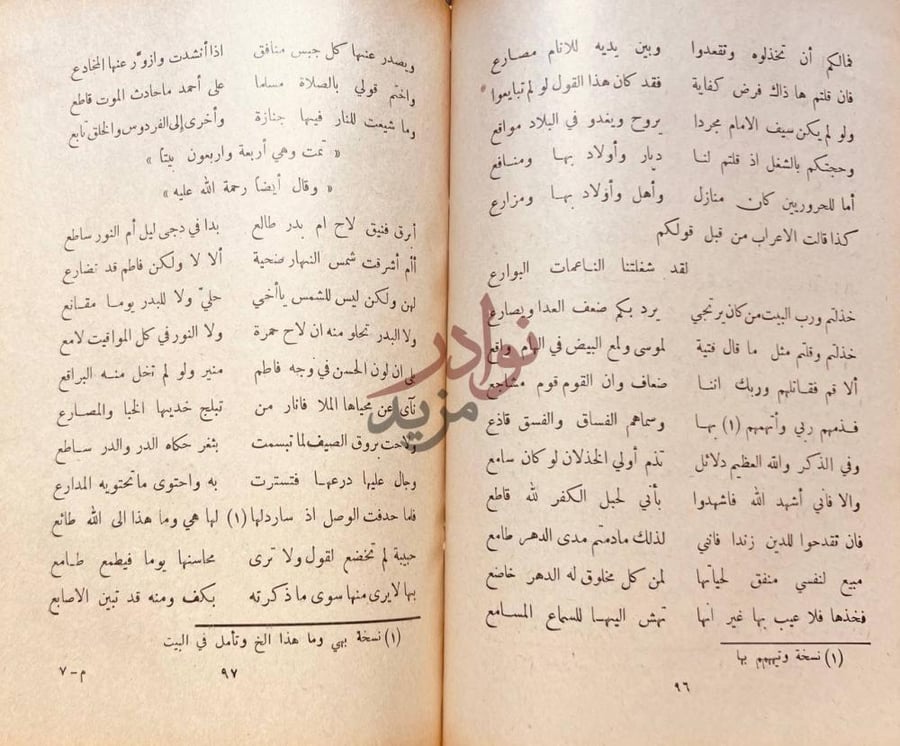 صفحة داخلية كتاب ديوان السيف النقاد