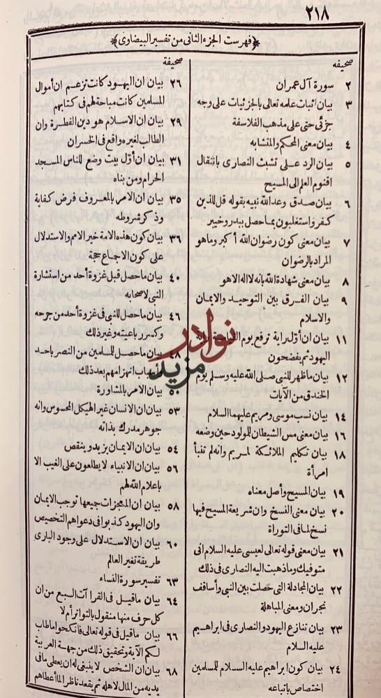 انوار التنزيل واسرار التاويل5/1مجلدين