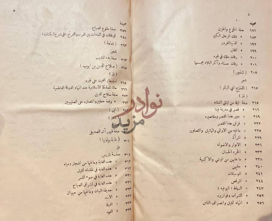 فهرس كتاب صهاريج اللؤلؤ