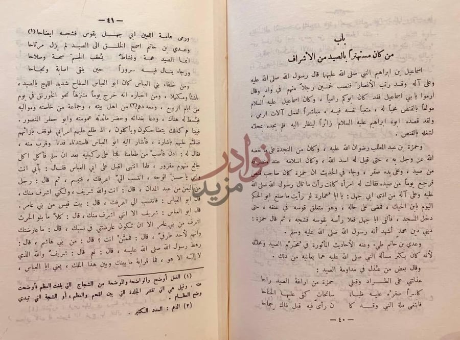 فصل كتاب البيزرة او البزدرة باب من كان مستهترا