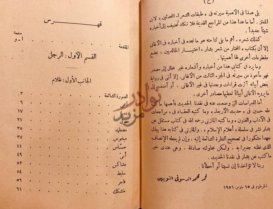 فهرس كتاب شخصية بشار فهرس