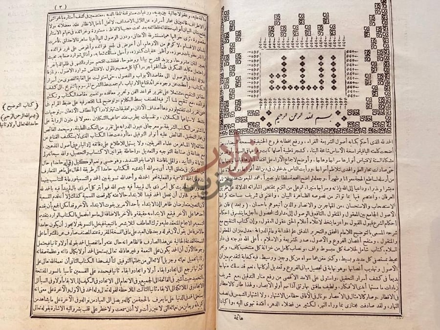 مقدمة كتاب شرح التلويح على التوضيح بسم الله الرحمن