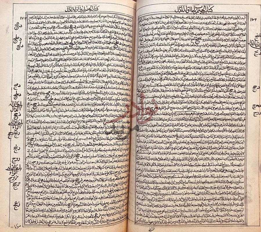 صفحة داخلية كتاب مجمع البحرين باب إبطال النكاح