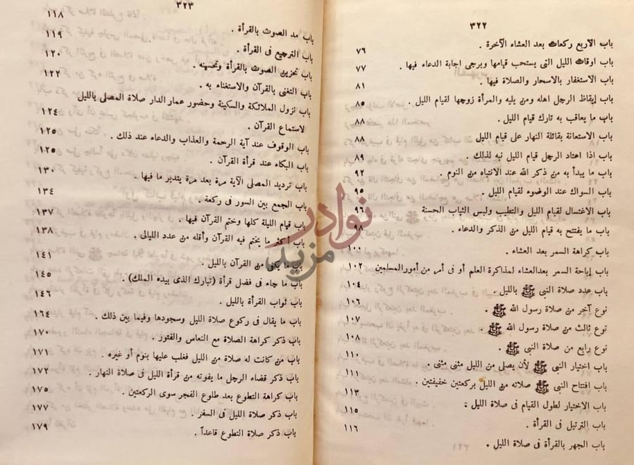 فهرس كتاب مختصر قيام الليل وقيام رمضان وكتاب الوتر الفهرس