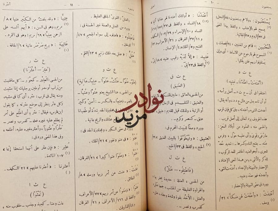 معجم الفاظ القران الكريم