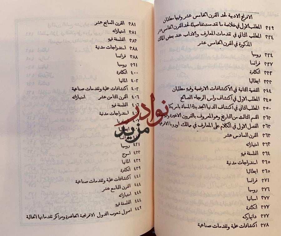 زبدة الصحائف في اصول المعارف وزبدة الصحائف في سياحة المعارف لـ نوفل افندي الطرابلسي