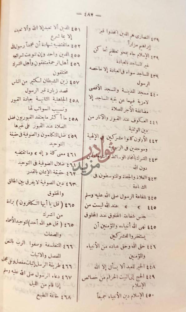 فهرس كتاب اقتضاء الصراط المستقيم مخالفة اصحاب الجحيم