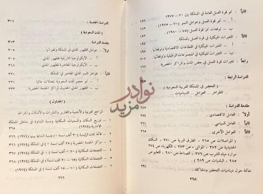 فهرس كتاب دراسات في جغرافية المملكة العربية السعودية