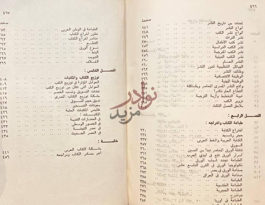 فهرس كتاب صناعة الكتاب ونشره استكمال الفهرس