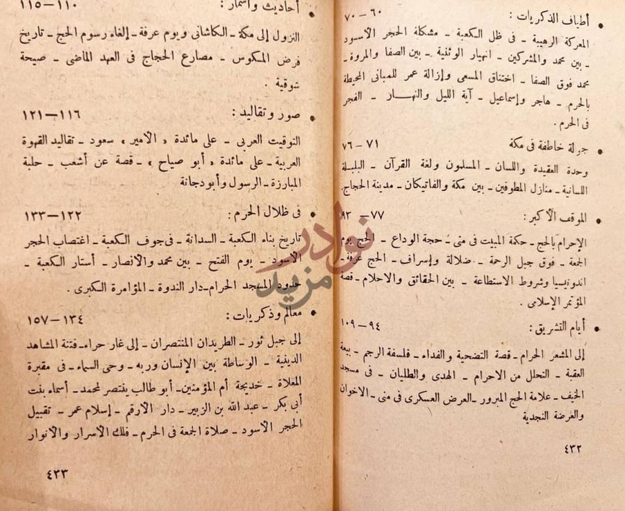 فهرس كتاب في ارض المعجزات