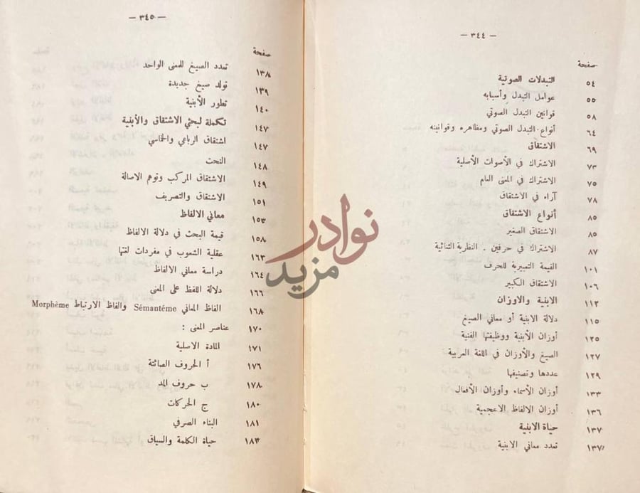 فهرس كتاب فقه اللغة وخصائص العربية فهرس المحتويات