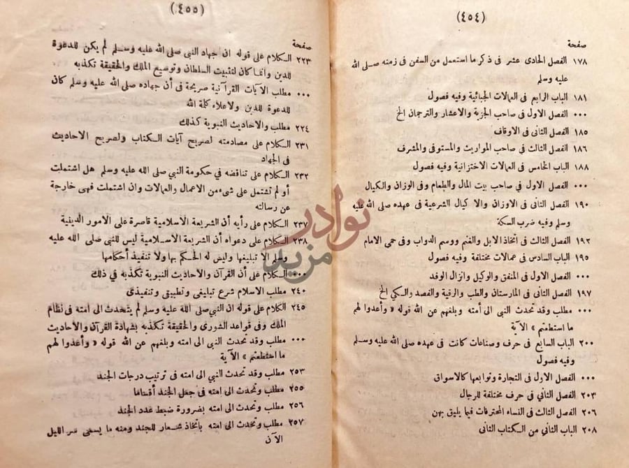 فهرس كتاب حقيقة الاسلام واصول الحكم