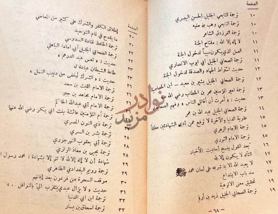 فهرس كتاب كلمة الإخلاص وتحقيق معناها الصفحة