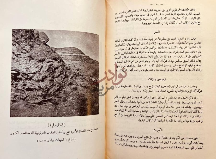 صفحة داخلية كتاب موسوعة سيناء الفحم الرصاص