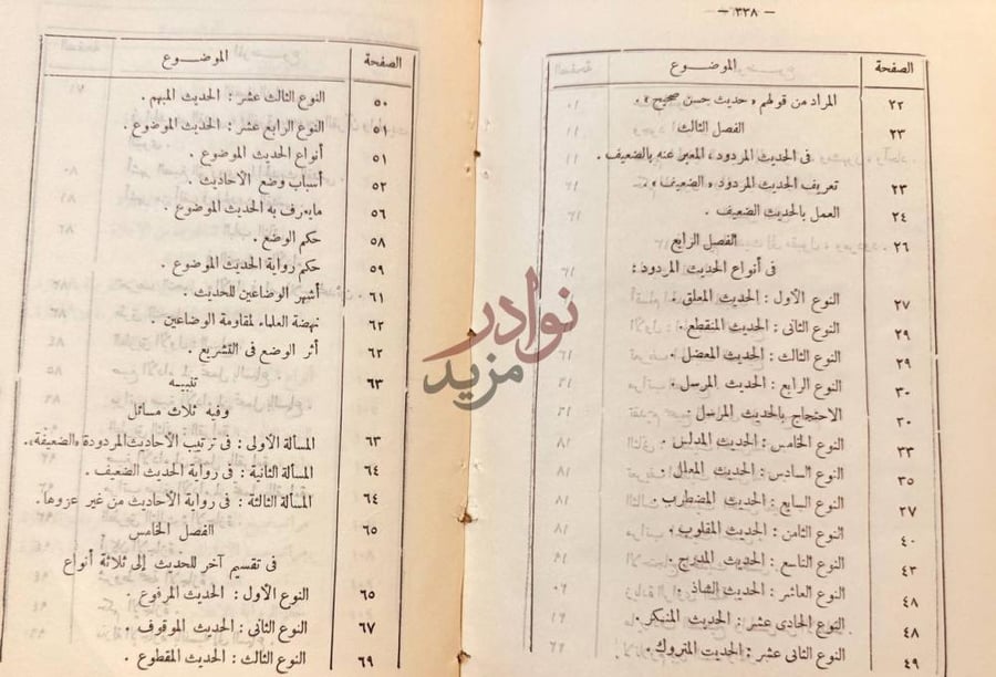 فهرس كتاب الكتاب الشهاوي في تاريخ التشريع الاسلام