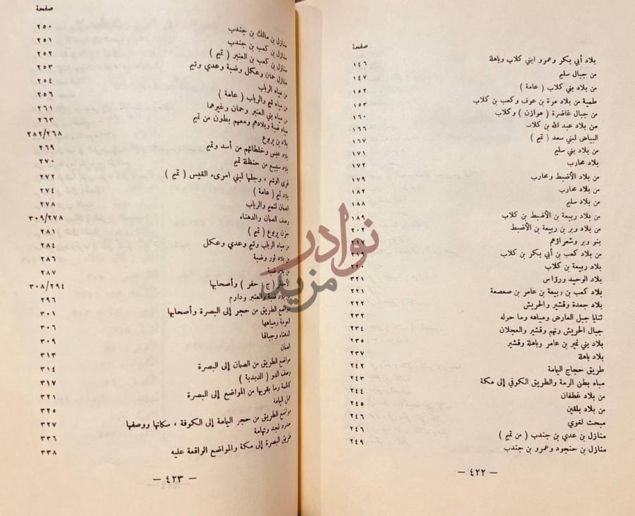 فهرس كتاب بلاد العرب فهرس المحتويات