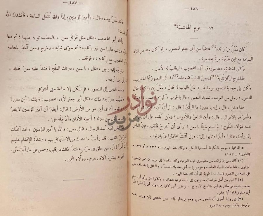فصل كتاب ايام العرب في الاسلام يوم الهاشمية