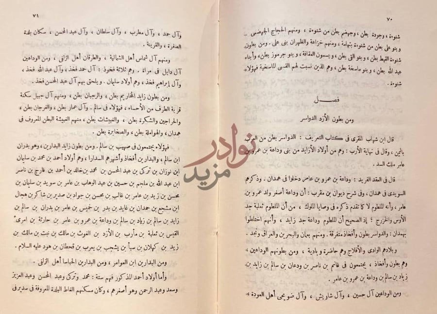 صفحة داخلية كتاب المنتخب في ذكر قبائل العرب