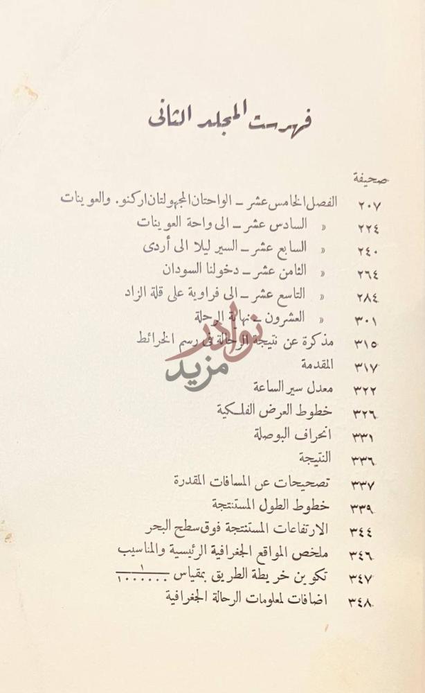 فهرس كتاب في صحراء ليبيا فهرست المجلد الثاني