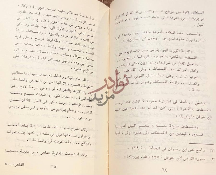 صفحة داخلية كتاب القاهرة مدينة الفن والتجارة