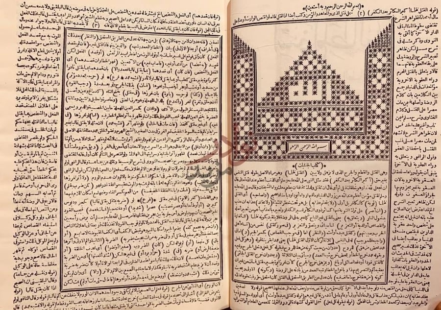صفحة داخلية كتاب اسنى المطالب شرح روض الطالب