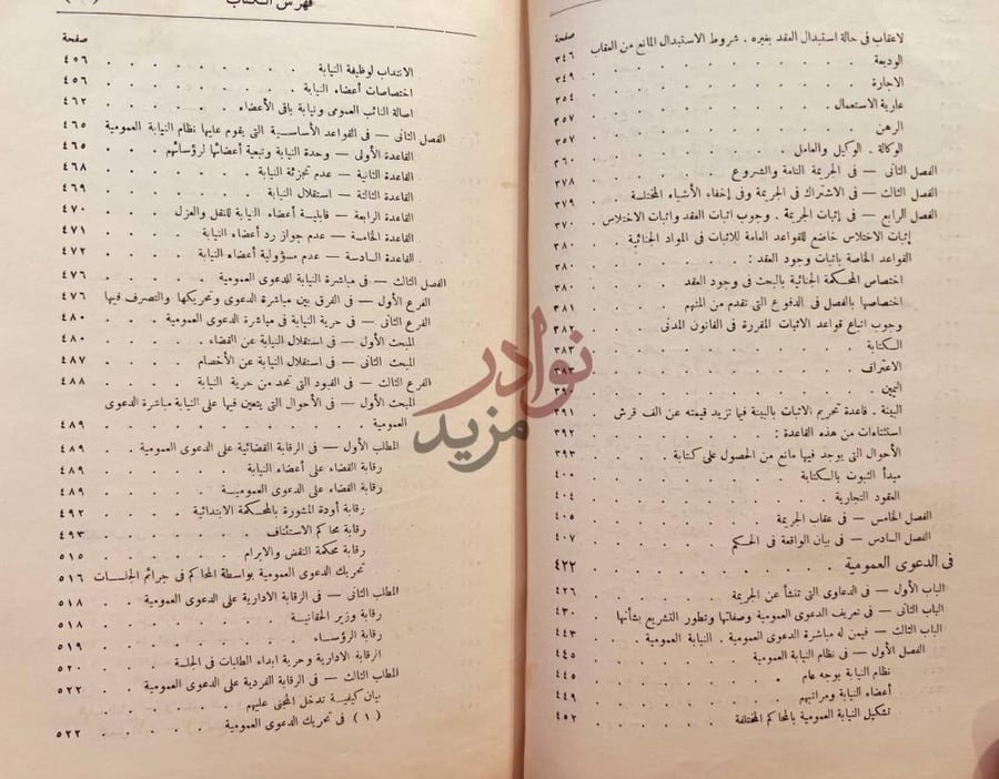 فهرس كتاب الموسوعة الجنائية ج فهرس الكتاب