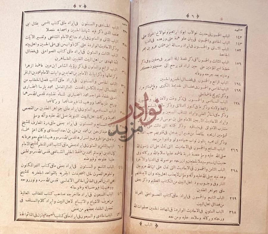 فهرس كتاب ينابيع المودة