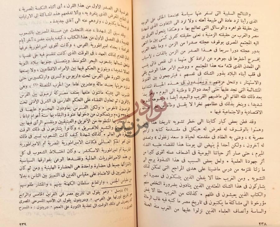 صفحة داخلية كتاب في اصول المسالة المصرية