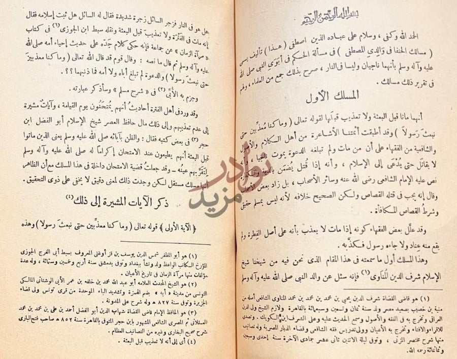 صفحة داخلية كتاب رسائل جلال الدين السيوطي في تحقيق نجاة ابوى